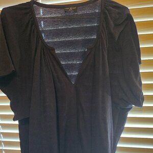 Lane Bryant Blouse Navy Blue 26/28
